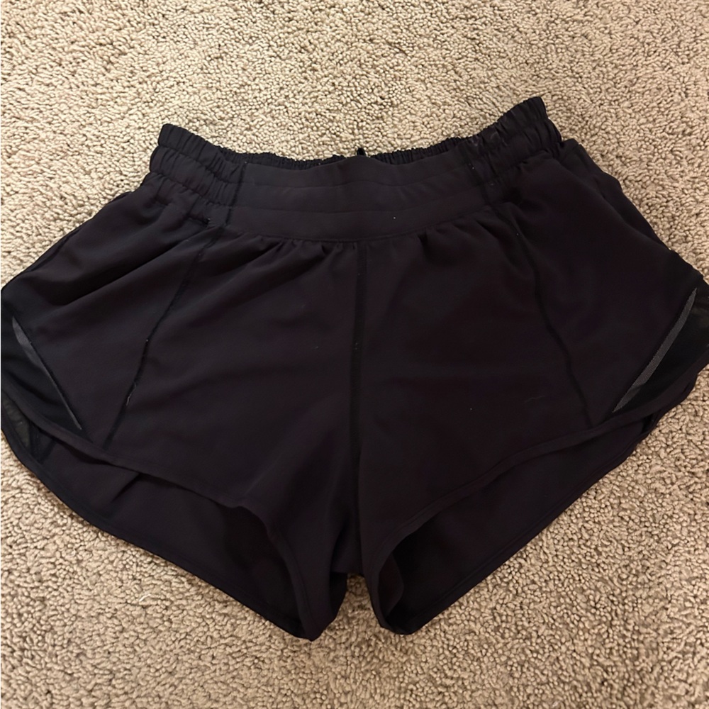 Lululemon Hotty Hot Black Shorts